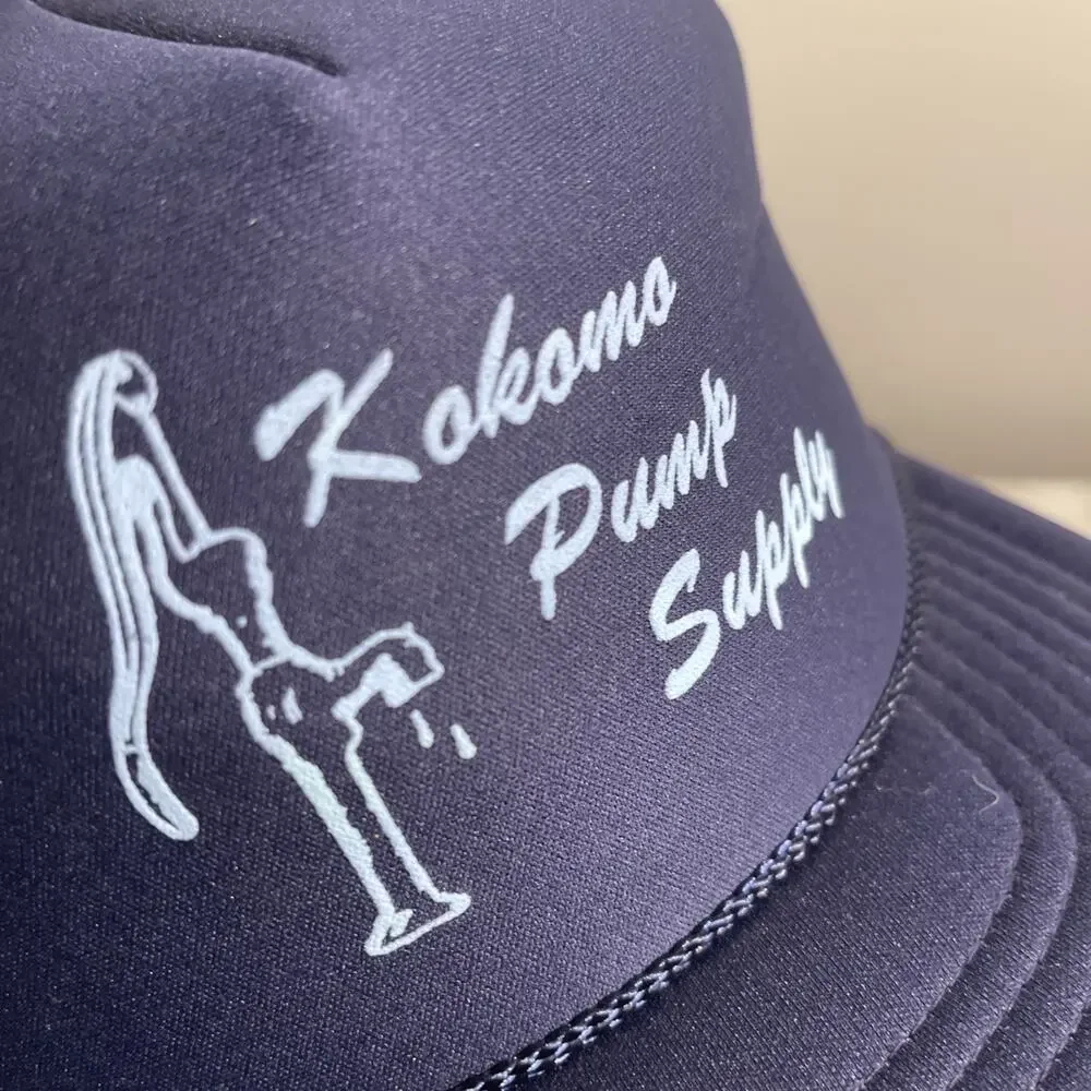 KOKOMO Pump Supply hat Navy Blue adjustable Snap-back cap